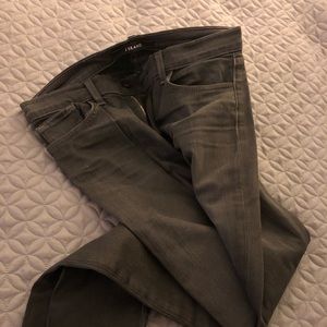 J brand dark grey skinny jeans